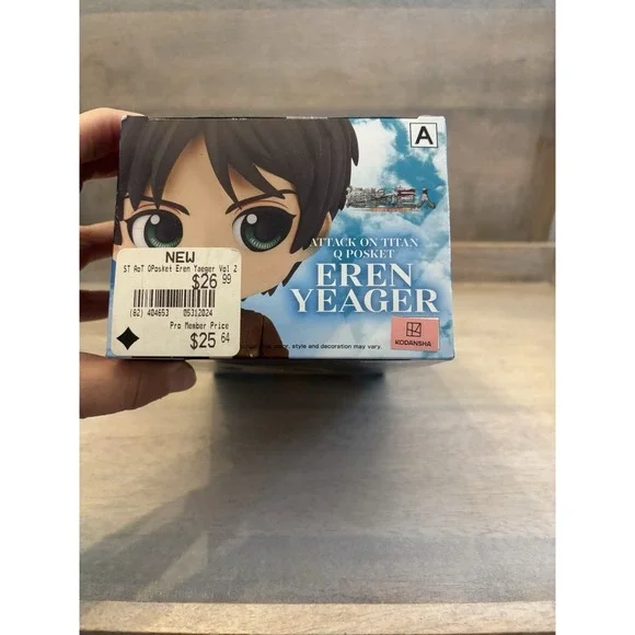 Attack On Titan Eren Yeager Volume 2 Version A Q Posket Statue